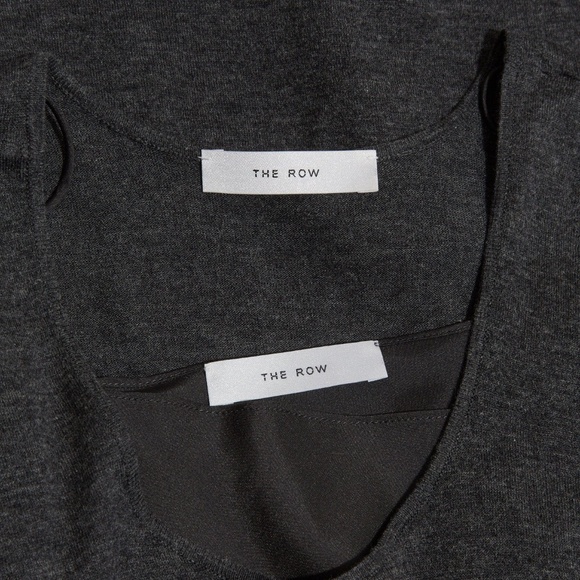 NEW THE ROW  Farissa Sleeveless Maxi Dress in grey REVERSIBLE - size small - Picture 9 of 13